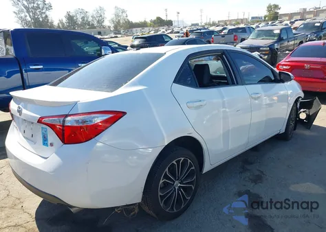 2016 Toyota Corolla S Premium from USA, damaged, VIN 5YFBURHE2GP513915